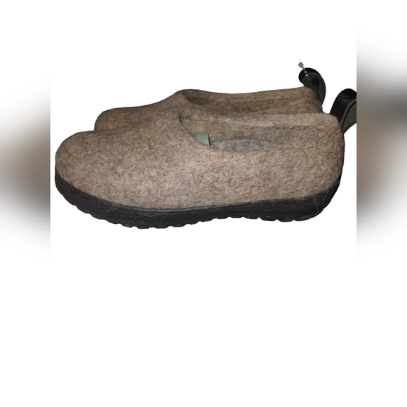 Woolen clogs Brown woolen clogs size 6 - Picture 7 of 10